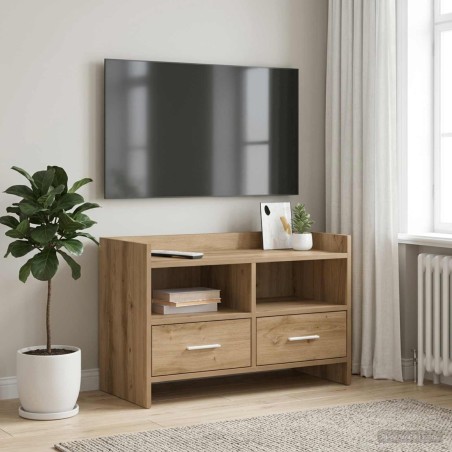 Meuble TV 71,5 x 33 x 47 cm Chêne artisanal Bois d'ingénierie 625310625310