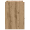 Meuble TV 71,5 x 33 x 47 cm Chêne artisanal Bois d'ingénierie 625310625310