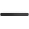 Matelas de lit à ressorts ensachés fermeté moyenne Noir 100x200x20cm Similicuir 625314625314