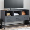 Meuble TV anthracite 100,5x39x60,5 cm acier 625315625315