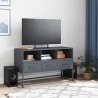 Meuble TV anthracite 100,5x39x60,5 cm acier 625315625315