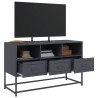 Meuble TV anthracite 100,5x39x60,5 cm acier 625315625315