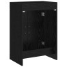 Meuble sous lavabo de salle de bain Chêne noir 625319625319