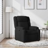 Fauteuil inclinable noir tissu 625338625338