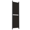 Cloison de séparation 6 panneaux Noir 300x180 cm Tissu 625343625343