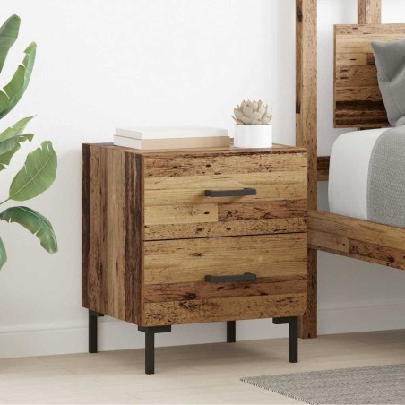 Cabinet de chevet 2 pcs Bois ancien 40 x 35 x 47,5 cm 625349625349