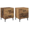 Cabinet de chevet 2 pcs Bois ancien 40 x 35 x 47,5 cm 625349625349