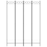 Cloison de séparation 4 panneaux Blanc 160x220 cm Tissu 625350625350
