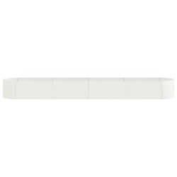 Jardin surélevé Blanc 380 x 40 x 40 cm Acier 625355625355