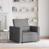 Canapé-lit escamotable simple Gris foncé 90 x 165 x 87 cm tissu 625360625360