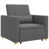 Canapé-lit escamotable simple Gris foncé 90 x 165 x 87 cm tissu 625360625360