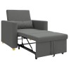 Canapé-lit escamotable simple Gris foncé 90 x 165 x 87 cm tissu 625360625360