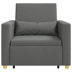 Canapé-lit escamotable simple Gris foncé 90 x 165 x 87 cm tissu 625360625360