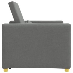 Canapé-lit escamotable simple Gris foncé 90 x 165 x 87 cm tissu 625360625360