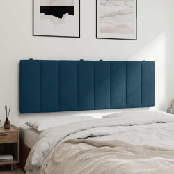 Coussin de tête de lit Hanko bleu 140 cm velours 625365625365