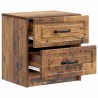 Cabinet de chevet 2 pcs Bois ancien 43 x 34,5 x 44,5 cm 625374625374