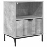 Cabinet de chevet Gris béton 49 x 36 x 61 cm Bois d'ingénierie 625380625380