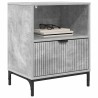 Cabinet de chevet Gris béton 49 x 36 x 61 cm Bois d'ingénierie 625380625380