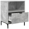 Cabinet de chevet Gris béton 49 x 36 x 61 cm Bois d'ingénierie 625380625380