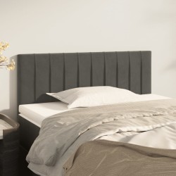 Tête de lit Gris foncé 100x5x78/88 cm Velours 625384625384