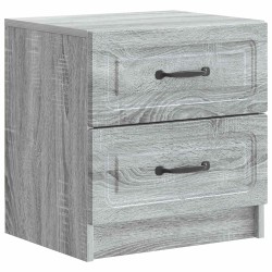 Cabinet de chevet 2 pcs Sonoma gris 43 x 34,5 x 44,5 cm 625385625385