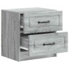 Cabinet de chevet 2 pcs Sonoma gris 43 x 34,5 x 44,5 cm 625385625385