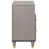 Cabinet de chevet Gris 50 x 33 x 62 cm Bois de mangue massif 625387625387
