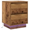 Cabinet de chevet avec tiroir Bois ancien 39 x 34,5 x 50 cm 625388625388