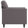 Fauteuil Gris 60 cm Similicuir 625391625391