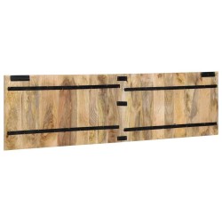 Tête de lit 180 cm bois de manguier brut massif 625399625399