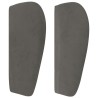 Tête de lit avec oreilles Gris foncé 103x23x78/88 cm Velours 625403625403