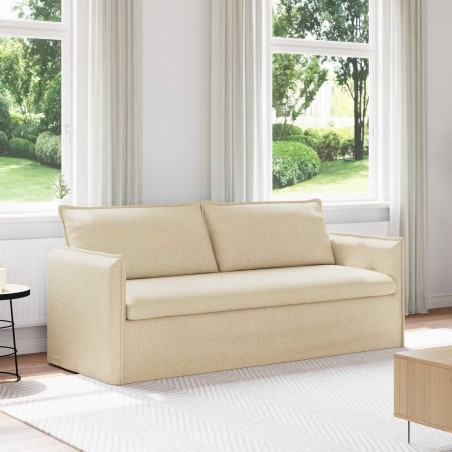 Canapé Crème 196 x 82 x 85 cm tissu 625405625405