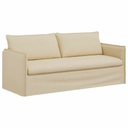 Canapé Crème 196 x 82 x 85 cm tissu 625405625405