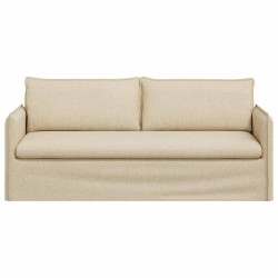 Canapé Crème 196 x 82 x 85 cm tissu 625405625405