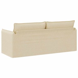 Canapé Crème 196 x 82 x 85 cm tissu 625405625405