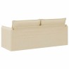 Canapé Crème 196 x 82 x 85 cm tissu 625405625405