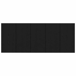 Tête de lit avec armoire 3 pcs Chêne noir Bois d'ingénierie 625410625410