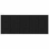 Tête de lit avec armoire 3 pcs Chêne noir Bois d'ingénierie 625410625410
