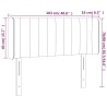 Tête de lit à LED Gris foncé 103x16x78/88 cm Velours 625411625411