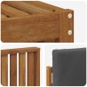 Ensemble de canapé d'angle 6 pcs Naturel et Anthracite 625421625421