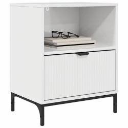 Cabinet de chevet avec tiroir Blanc brillant 49 x 36 x 61 cm 625424625424