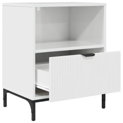 Cabinet de chevet avec tiroir Blanc brillant 49 x 36 x 61 cm 625424625424