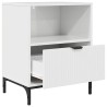 Cabinet de chevet avec tiroir Blanc brillant 49 x 36 x 61 cm 625424625424