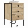 Cabinet de chevet 2 pcs Chêne Sonoma 42 x 41 x 61 cm 625425625425