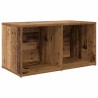 Ensemble meuble TV Montage mural 3 pcs Marron Bois d'ingénierie 625428625428