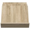 Étagère à magazines avec étagère Chêne Sonoma 53 x 40 x 28,5 cm 625430625430