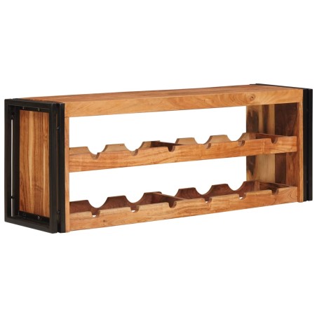 Étagère à vin Marron 120 x 45 x 33 cm Bois d'Acacia Massif 625433625433