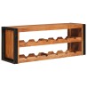 Étagère à vin Marron 120 x 45 x 33 cm Bois d'Acacia Massif 625433625433