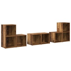 Ensemble meuble TV 6 pcs Bois Ancien Bois d'ingénierie 625434625434