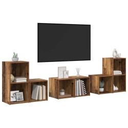 Ensemble meuble TV 6 pcs Bois Ancien Bois d'ingénierie 625434625434